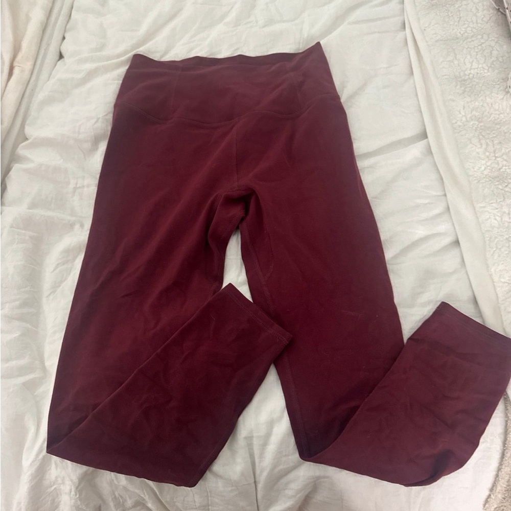 Kids Maroon Leggings
